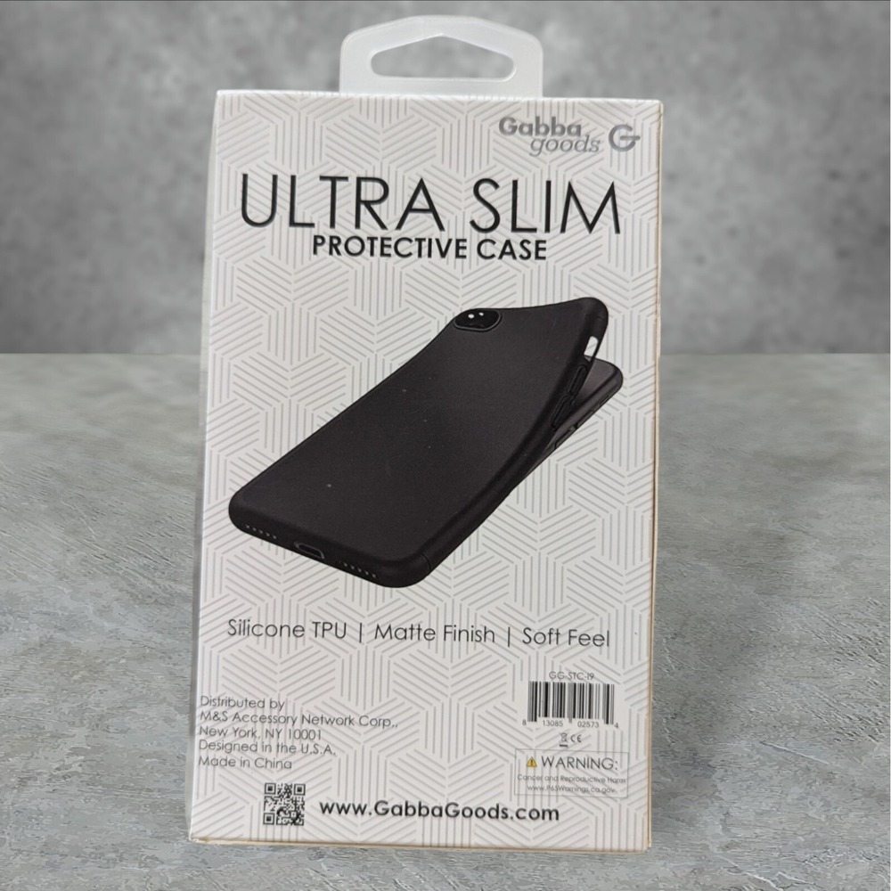Q2. Gabba Goods Ultra Slim Protective Case for Apple iPhone Xr - Black - Picture 2 of 2